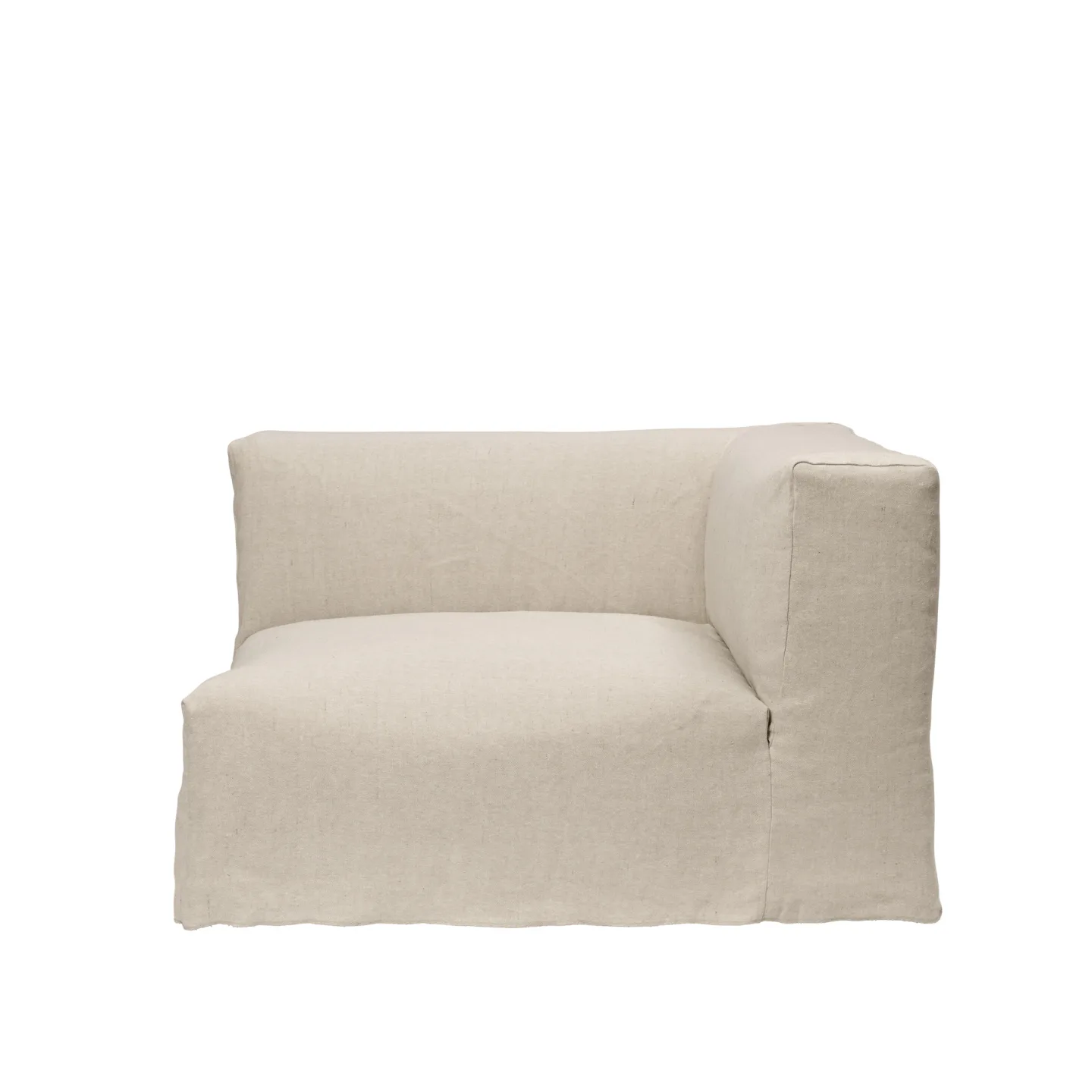 Ferm Living - Catena Armrest R S401 Loose Drape - Natural - Soffor - Beige - Plast