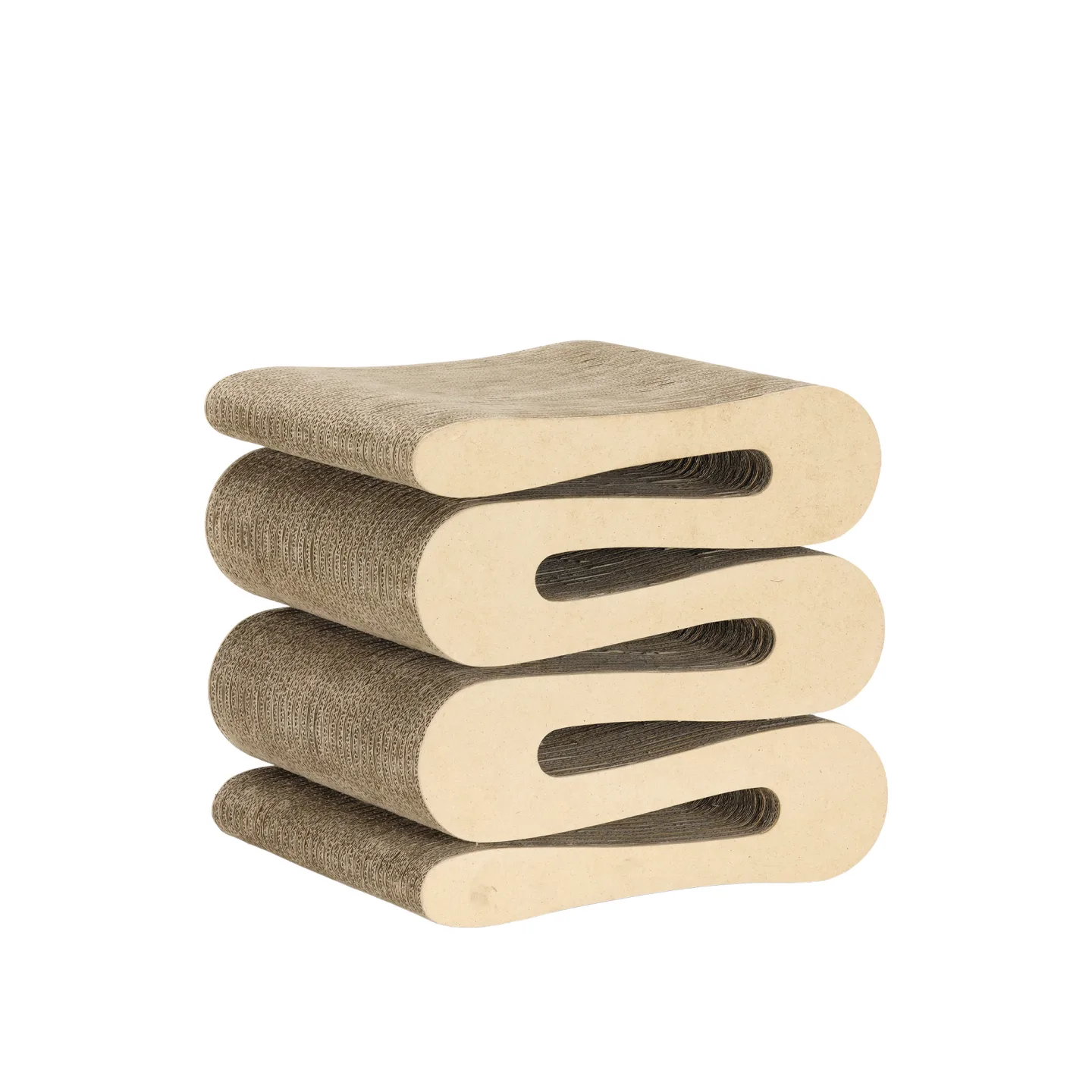 Vitra - Wiggle Stool - Pallar - Frank Gehry - Brun - Naturmaterial