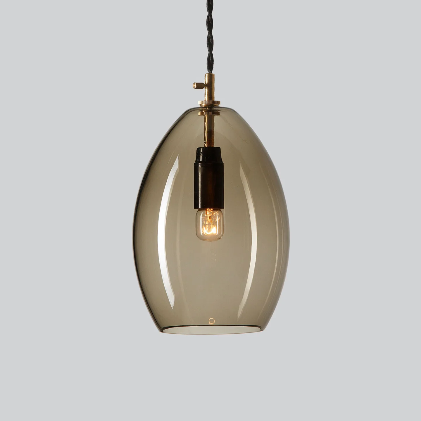 Unika Taklampa Grå Stor - Northern - Vardagsrum - Design - Glas - Med en ljuskälla