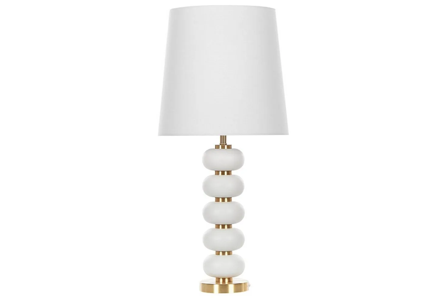 Laros Bordslampa 80 cm E27 - Vit/Guld