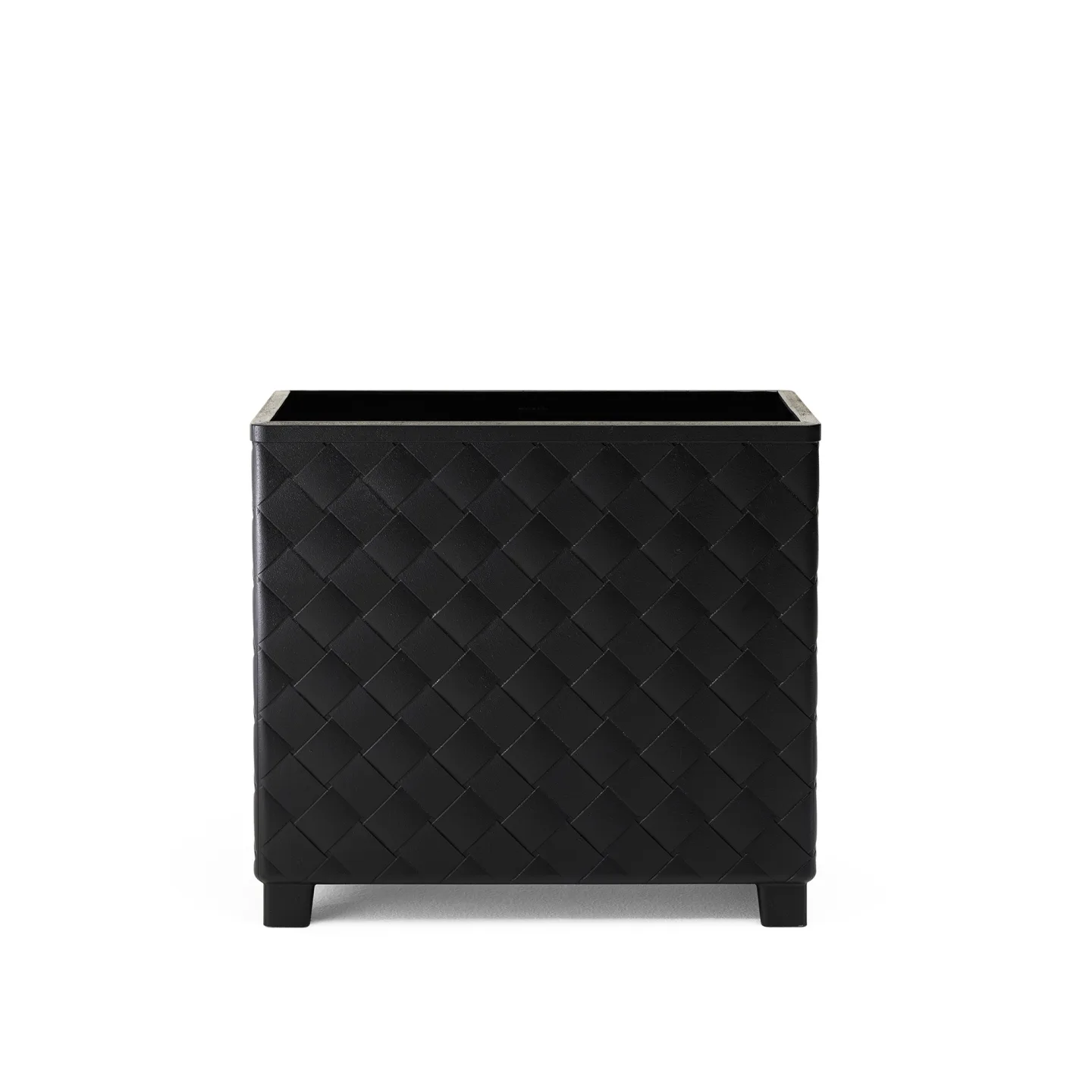 Byarums Bruk - Växtkärl Näver No.2 - Svartlackerad Aluminium - Utomhuskrukor - Mårten Cyrén