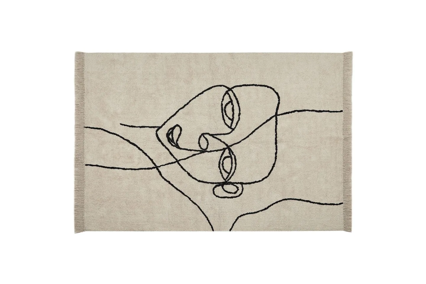 Nuru Bomullsmatta 160x230 cm - Beige