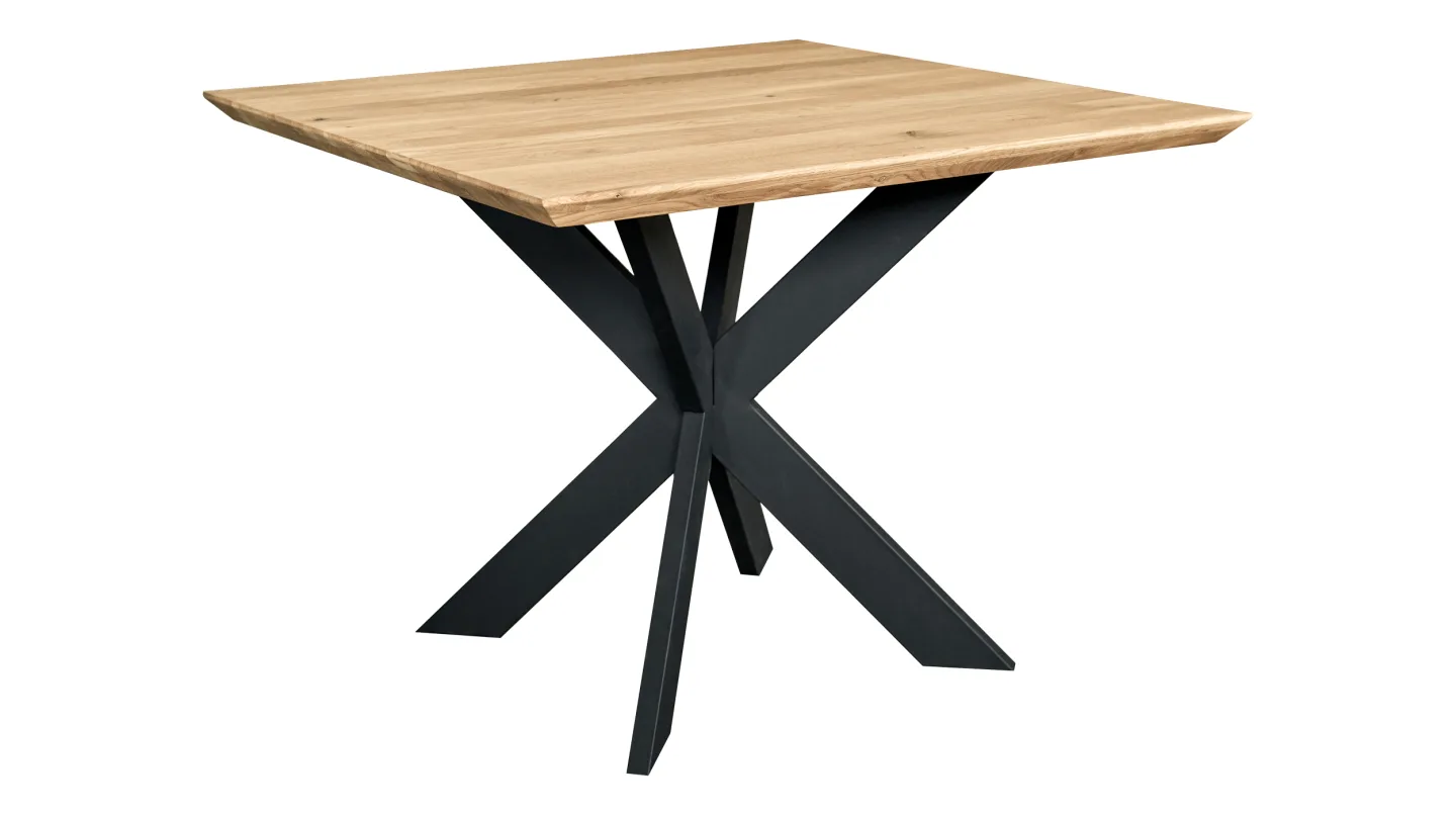 Esstisch Massivholztisch Eiche geölt 100 x 100 cm - TORIN