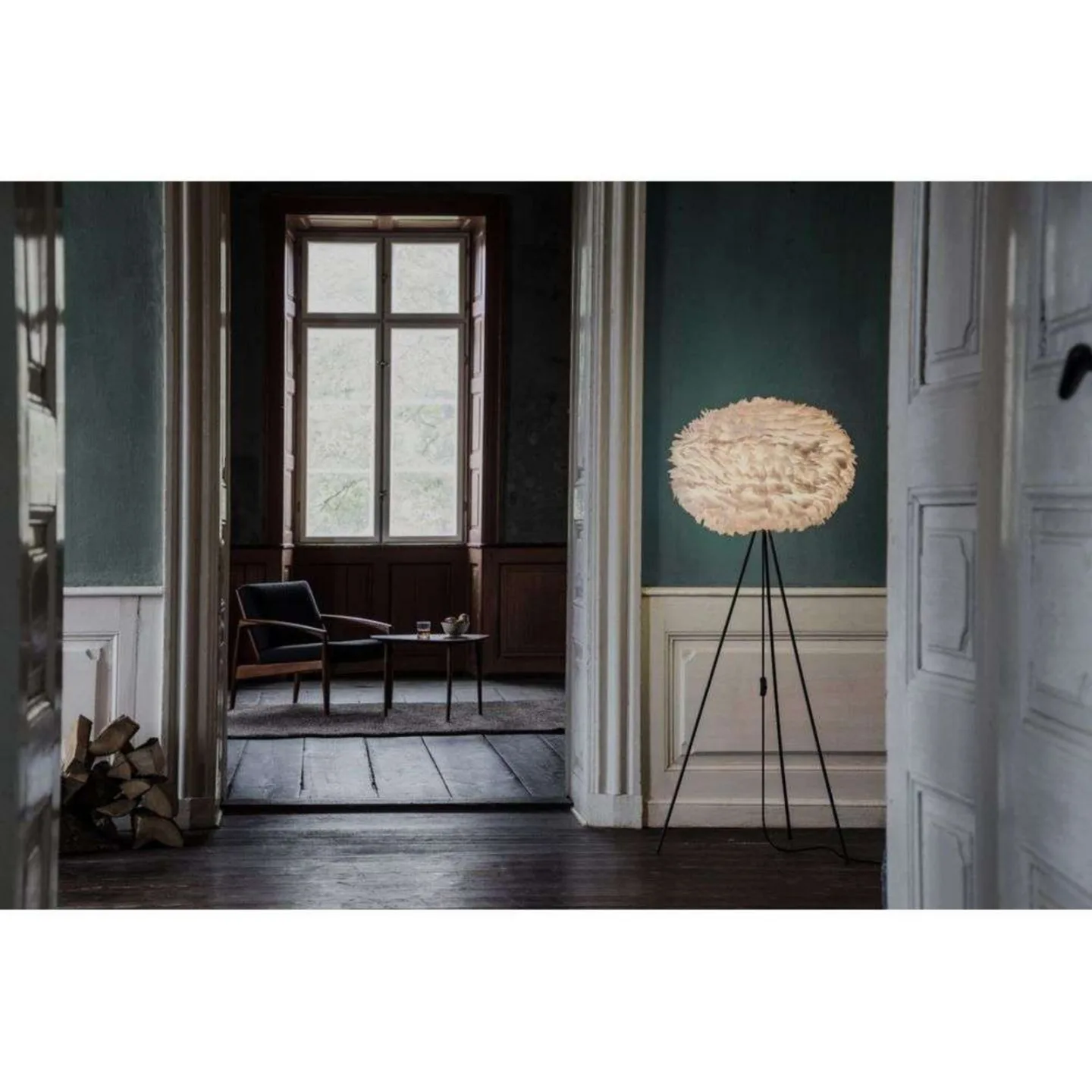 Eos Stehleuchte Medium Hell Braun/Schwarz - UMAGE - Wohnzimmer - Sonstige