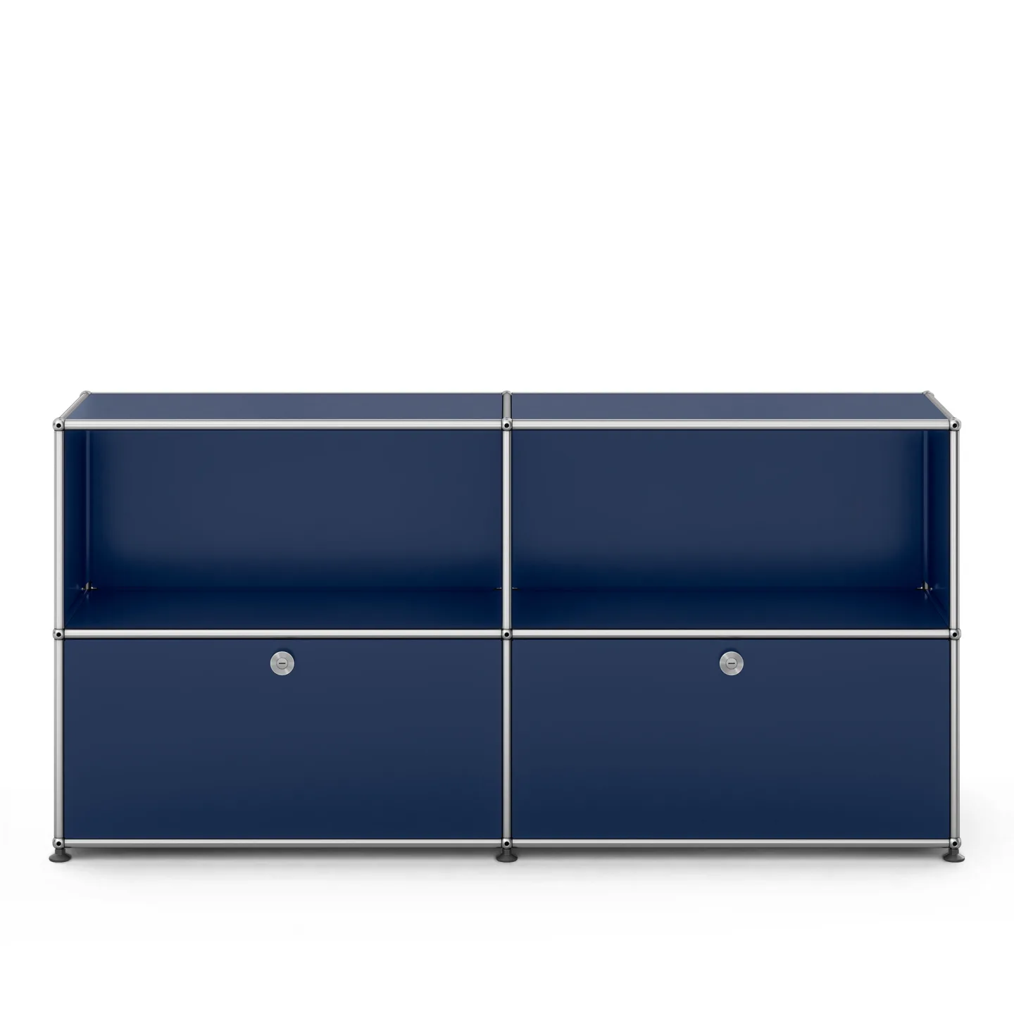 USM - USM Haller Sideboard C2 Steel Blue - Skänkar och sideboards - Fritz Haller & Paul Schärer - Blå