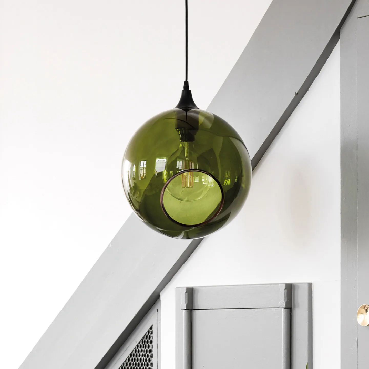 Ballroom XL Pendelleuchte Army - Design By Us - Wohnzimmer - Glas - Einflammig