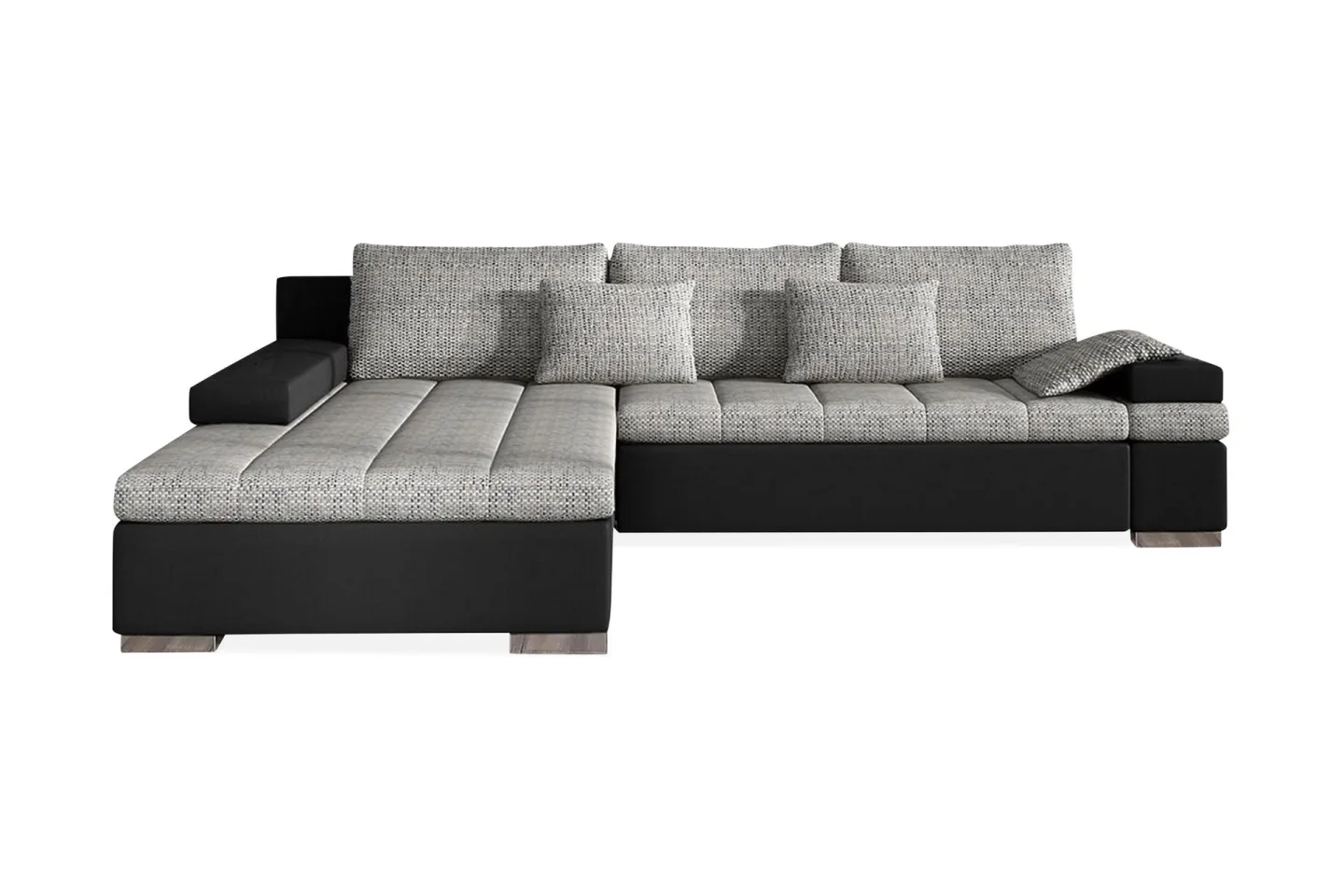 Naoma Divanbäddsoffa 310x175x83 cm - Grå