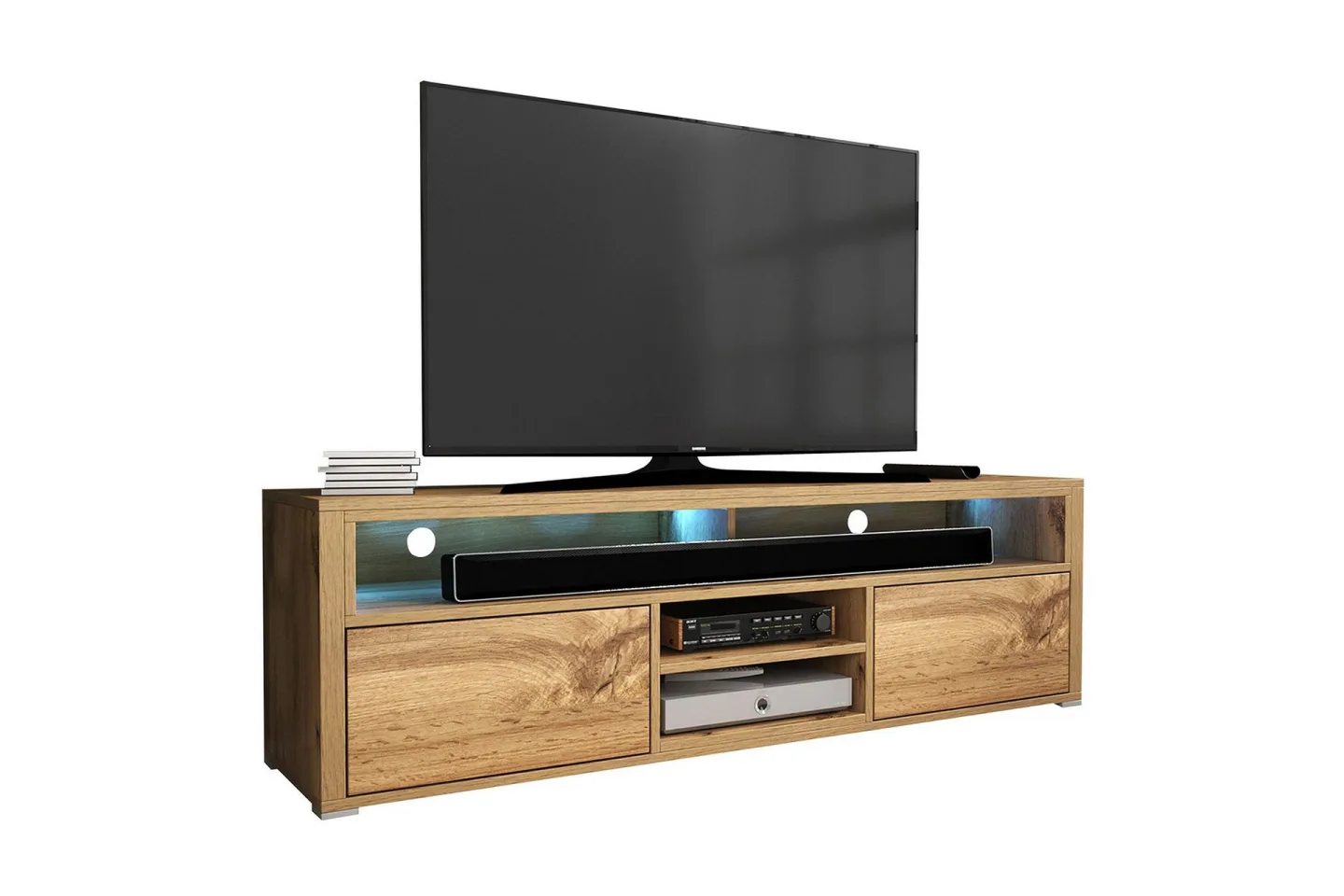 TV-bänk 137 cm - Ek