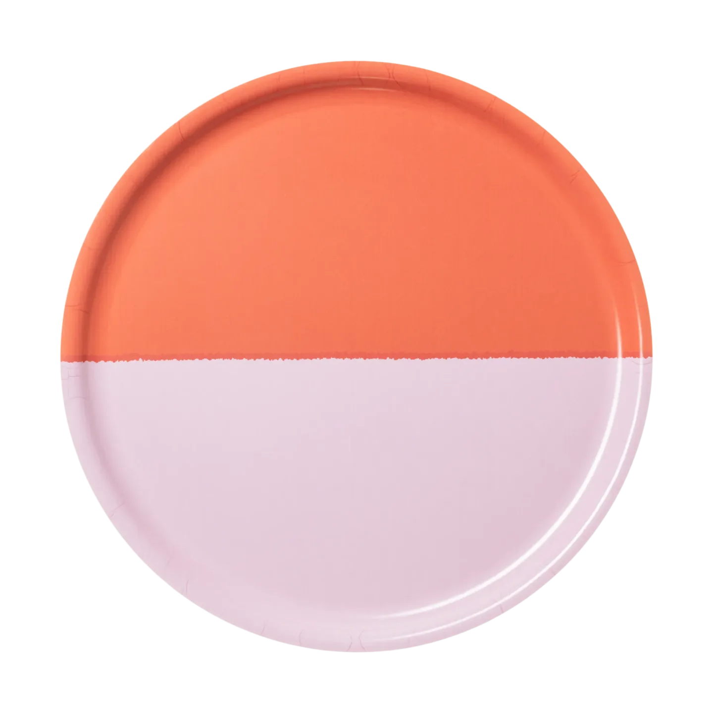 Arabia Vuokko Tablett Ø35 cm 2-farbe rosa-rot