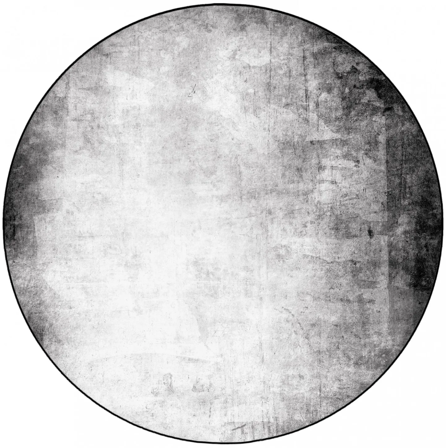 Rundt teppe - Rosia (grå) (Størrelse: Ø 240 cm)