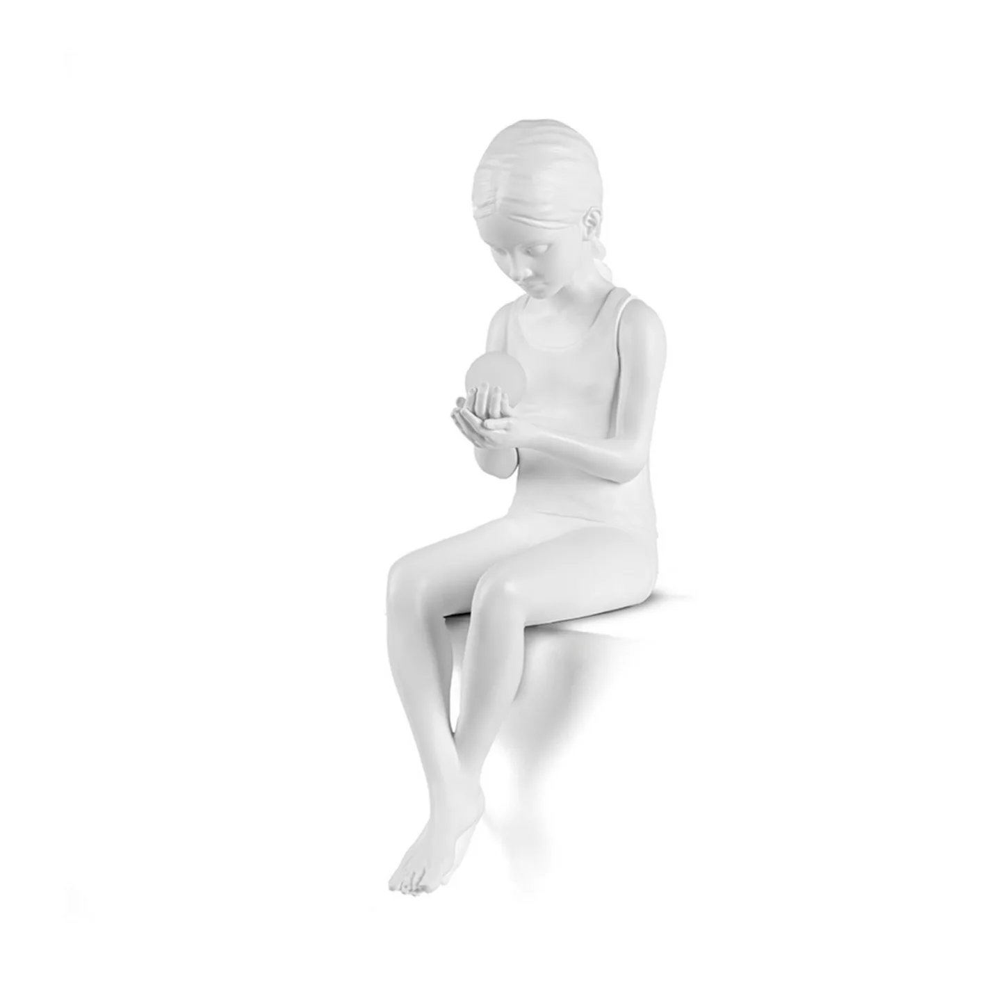 Innerglow Girl Tischleuchte Mini White - Seletti - Wohnzimmer - Kunststoff