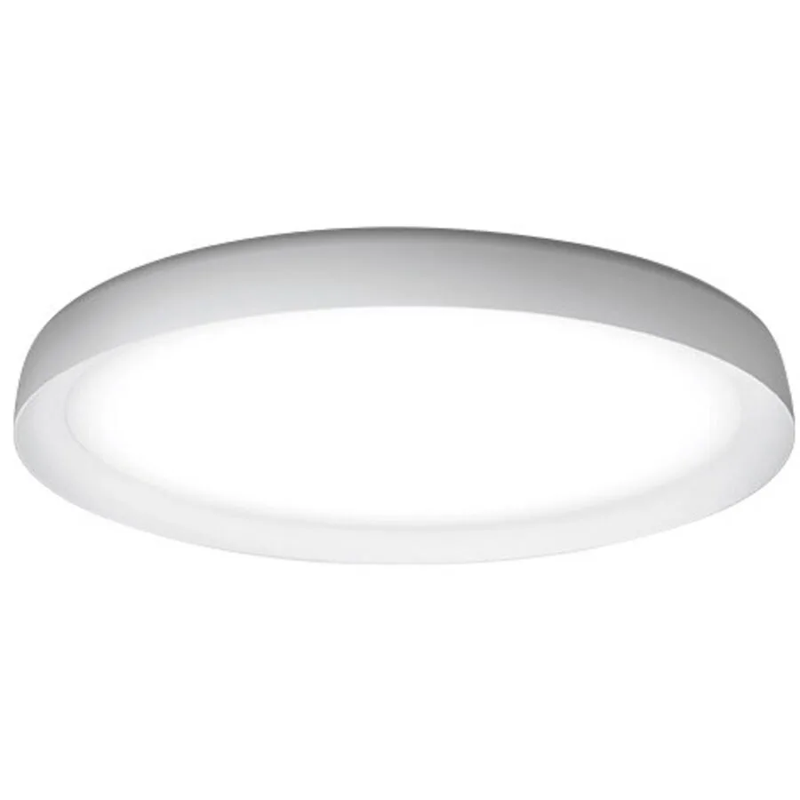 URBAN Deckenlampe EG Aluminium weiss 56cm - LED - Lichtfarbe: Warmweiss - LED Energiesparlampen