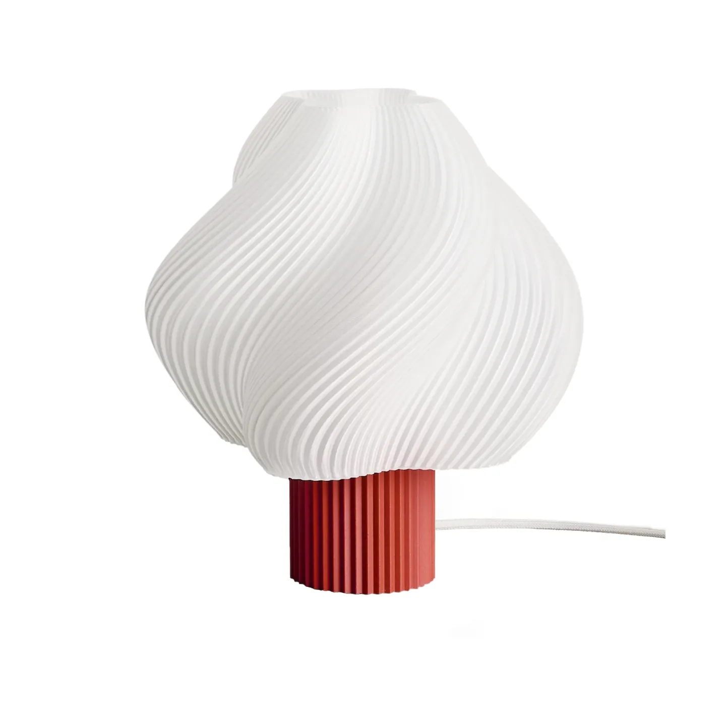 Crème Atelier Soft Serve Tischleuchte Rhubarb, Grande, 34 cm