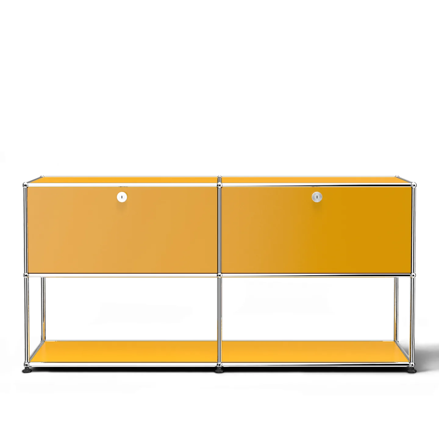USM - USM Haller 40 Sideboard Golden Yellow - Skänkar och sideboards - Fritz Haller & Paul Schärer - Gul - Metall