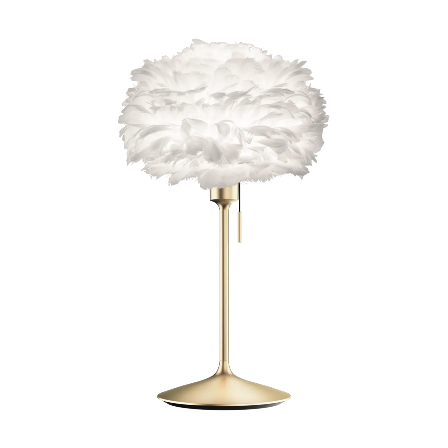Umage Eos bordslampa mini Vit-Borstad mässing