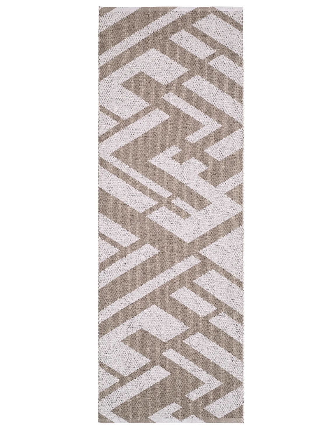 Plastmatter - Horredsmattan Uma (beige) (Størrelse: 70 x 400 cm)