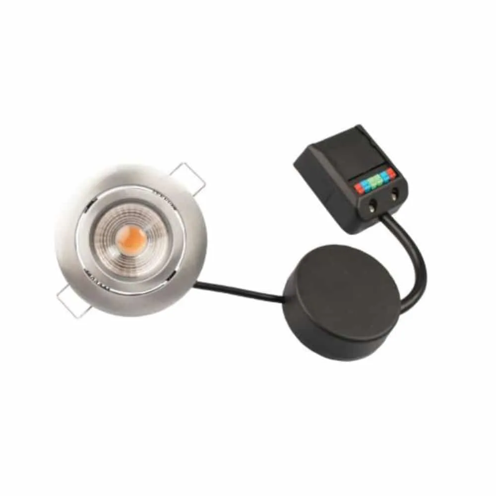 Claudia Spot 65mm IP44 930 Borstad aluminium