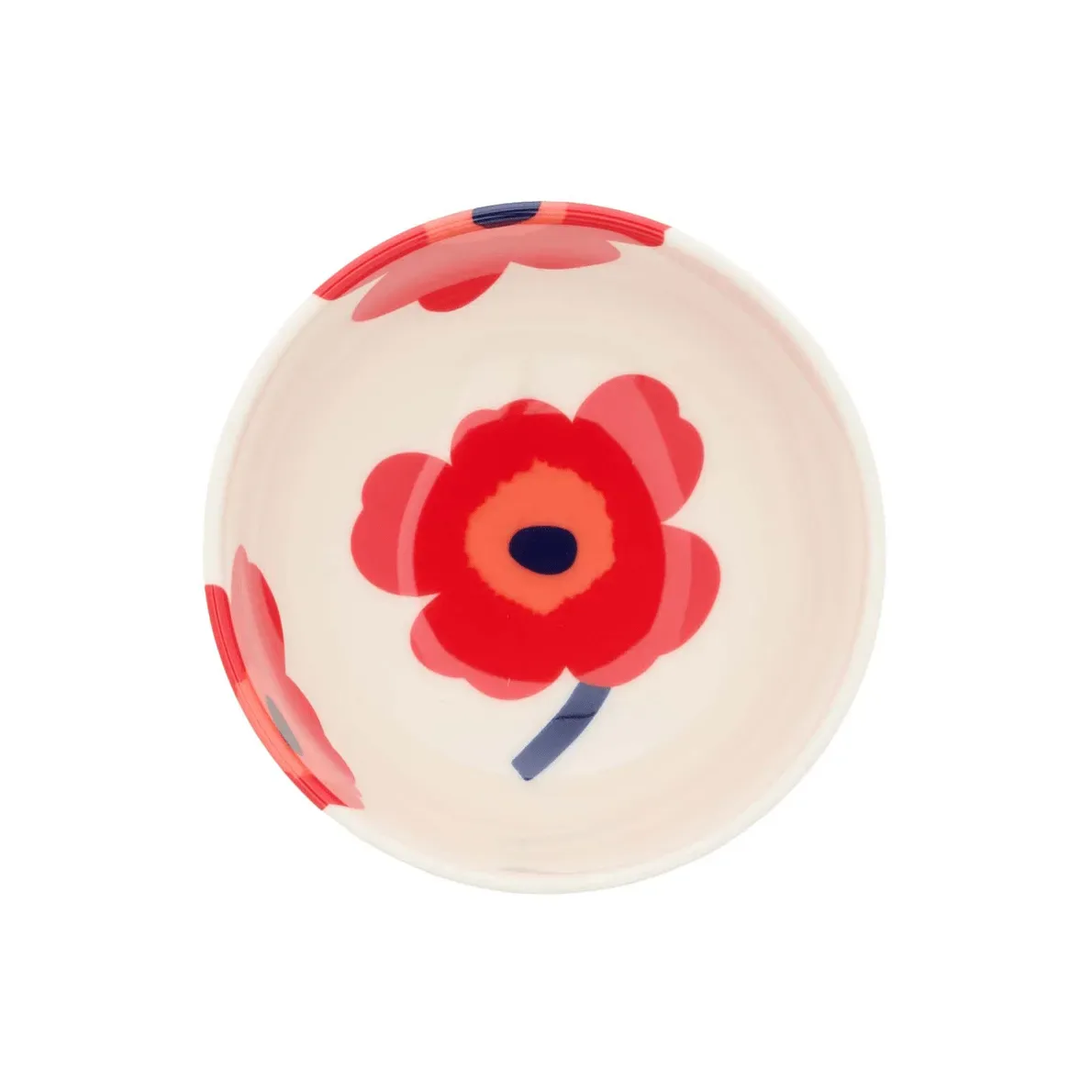 Marimekko Unikko Schale 300 ml Weiß-Rot-Blau