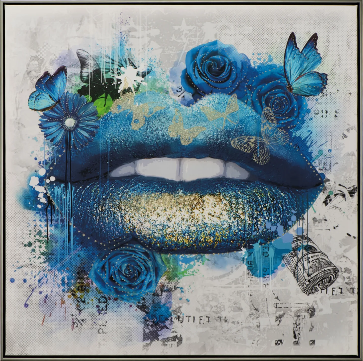 image LAND Gemälde Blue Kiss | Schubiger Möbel