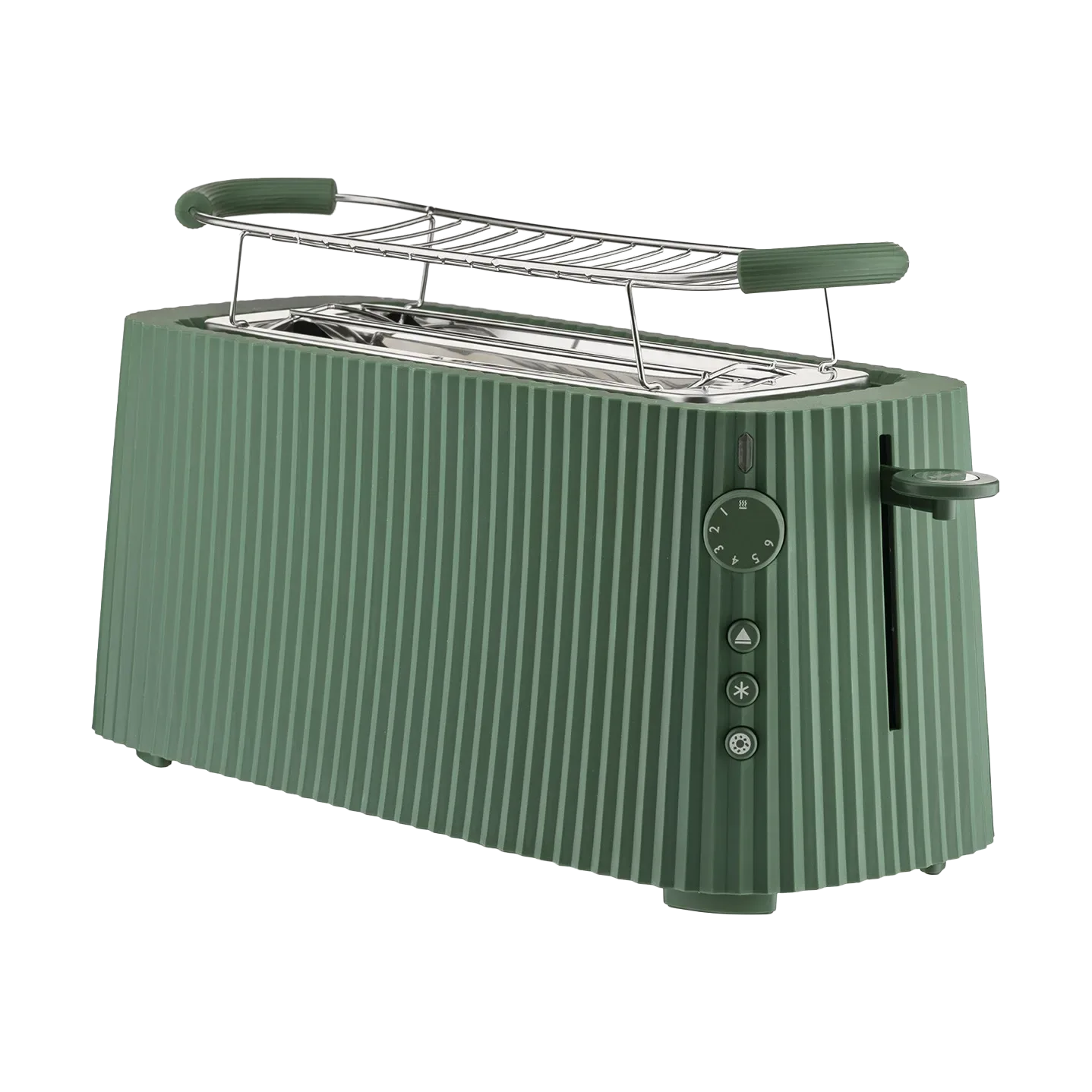 Alessi Plissé Toaster Doppel Grün