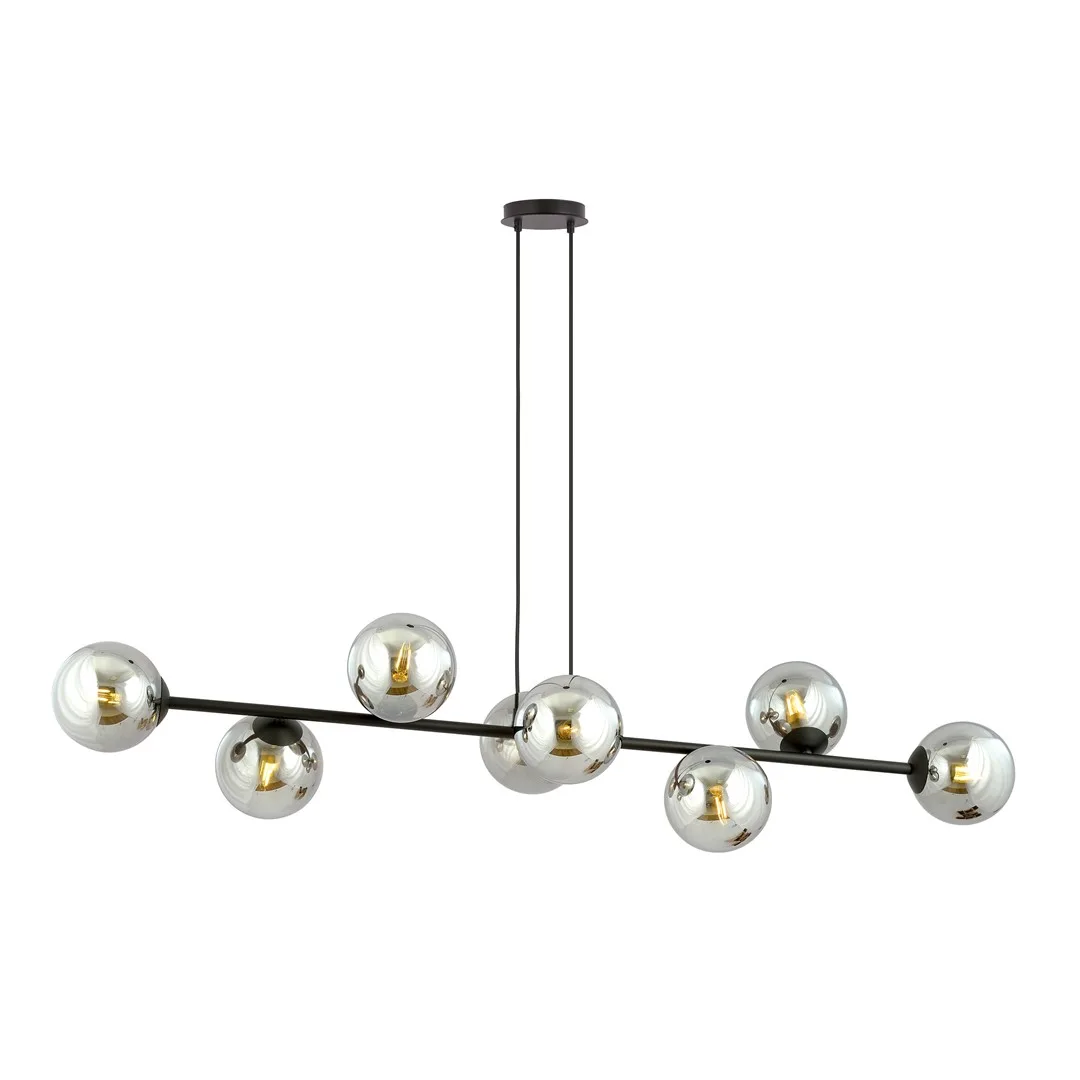 Emibig Lighting - Rossi 130cm - Taklampa - Rökfärgad