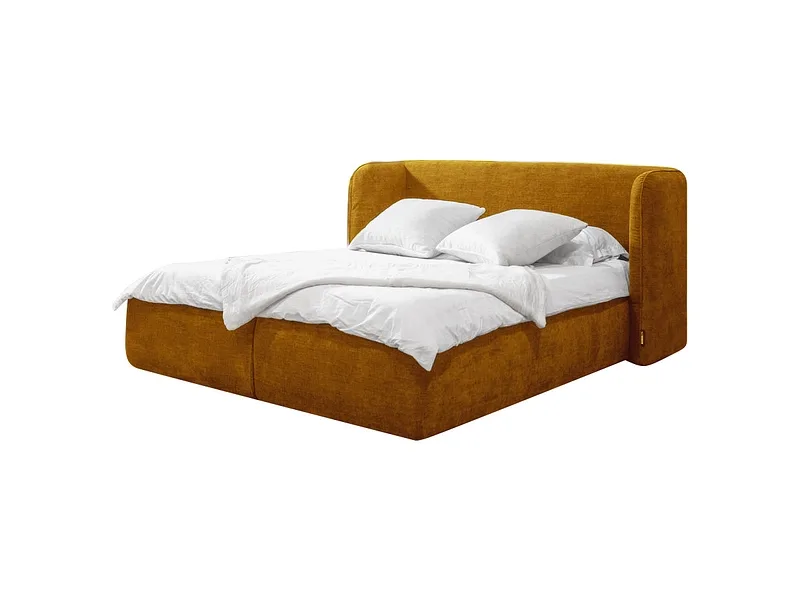 Kastenbett BOBOCHIC LOUISE 180x200cm mdf gelb