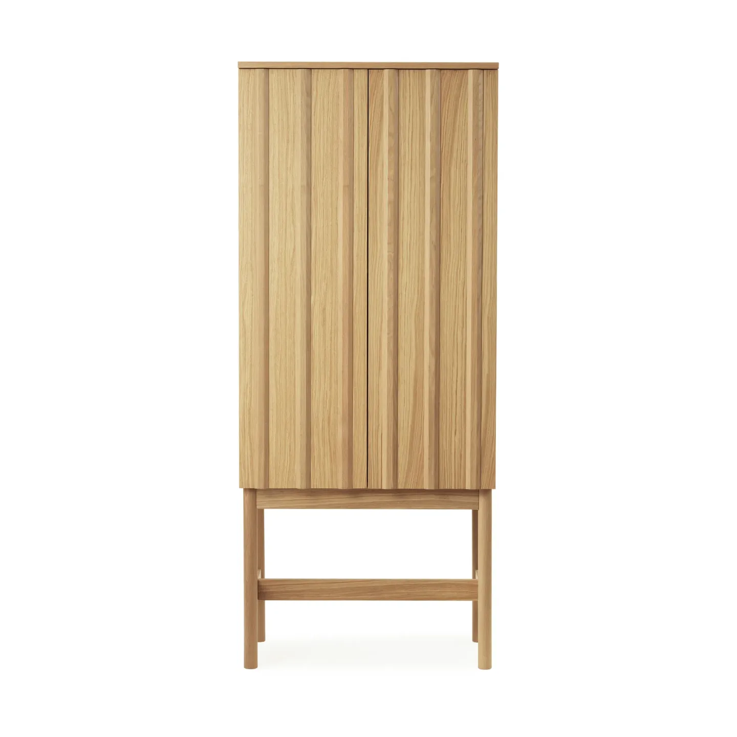Normann Copenhagen Rib skåp Oak, 166,5x70x43 cm