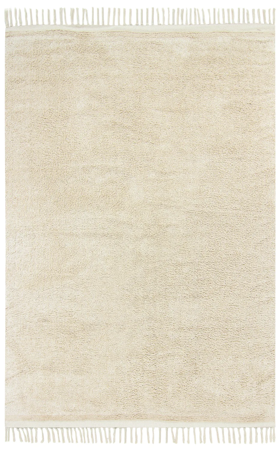 Ryetepper - Celina Natural Cotton Shaggy (off white/beige) (Størrelse: 80 x 150 cm)