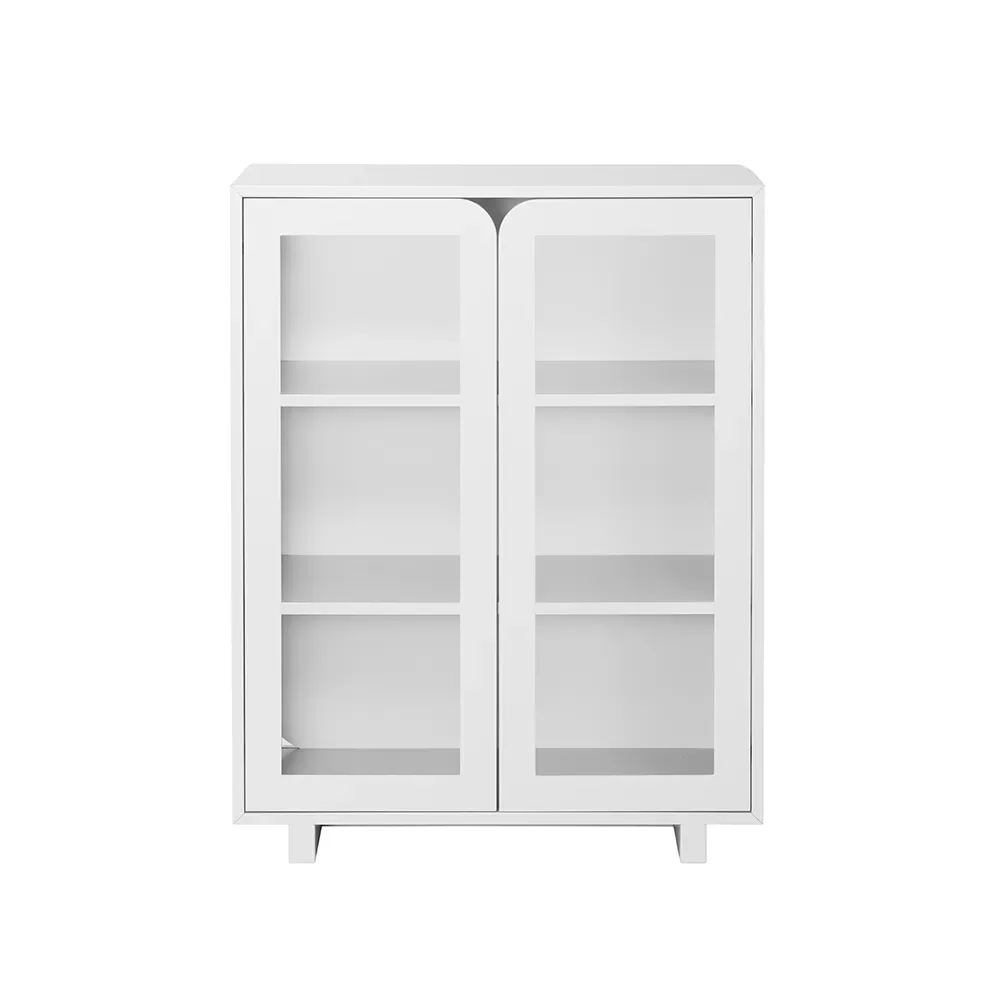 1898 Vidja Vitrinenschrank niedrig White