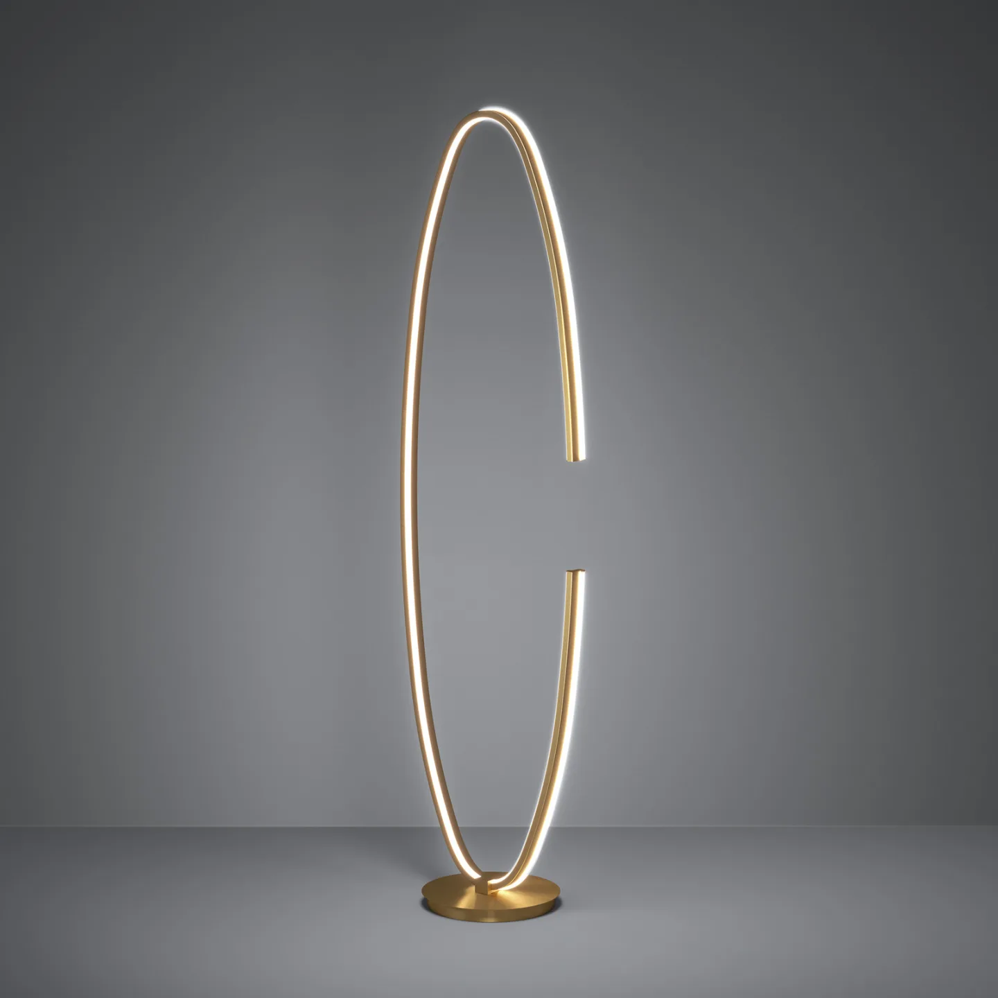 Bogado LED-Stehlampe, gold, 143 cm, CCT dim - Stars of Light - Wohnzimmer - Modern - Metall - Einflammig