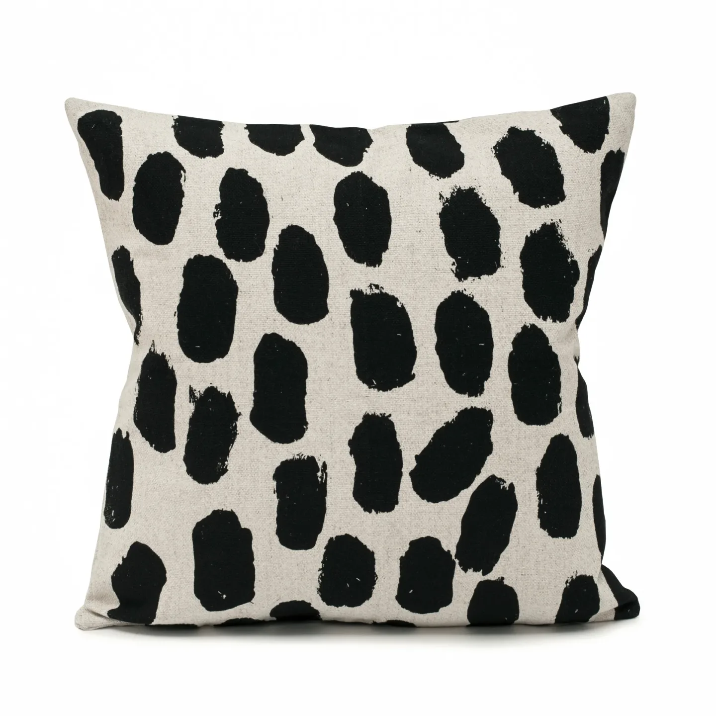 Fine Little Day Dots kuddfodral 48x48 cm Beige-svart