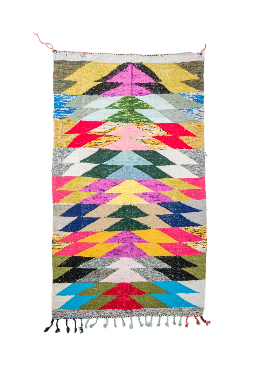 Marokkansk Boucherouite-teppe 155 x 255 cm (Størrelse: 155 x 255 cm)