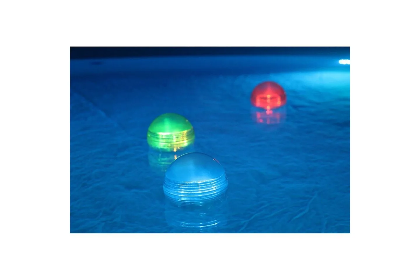 Solcellsbelysning Planet Pool Klot Flytande RGB 3 st -