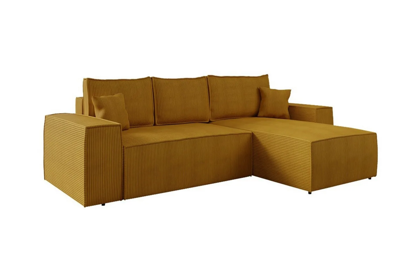 Knocklong 3-sits Hörnbäddsoffa - Gul