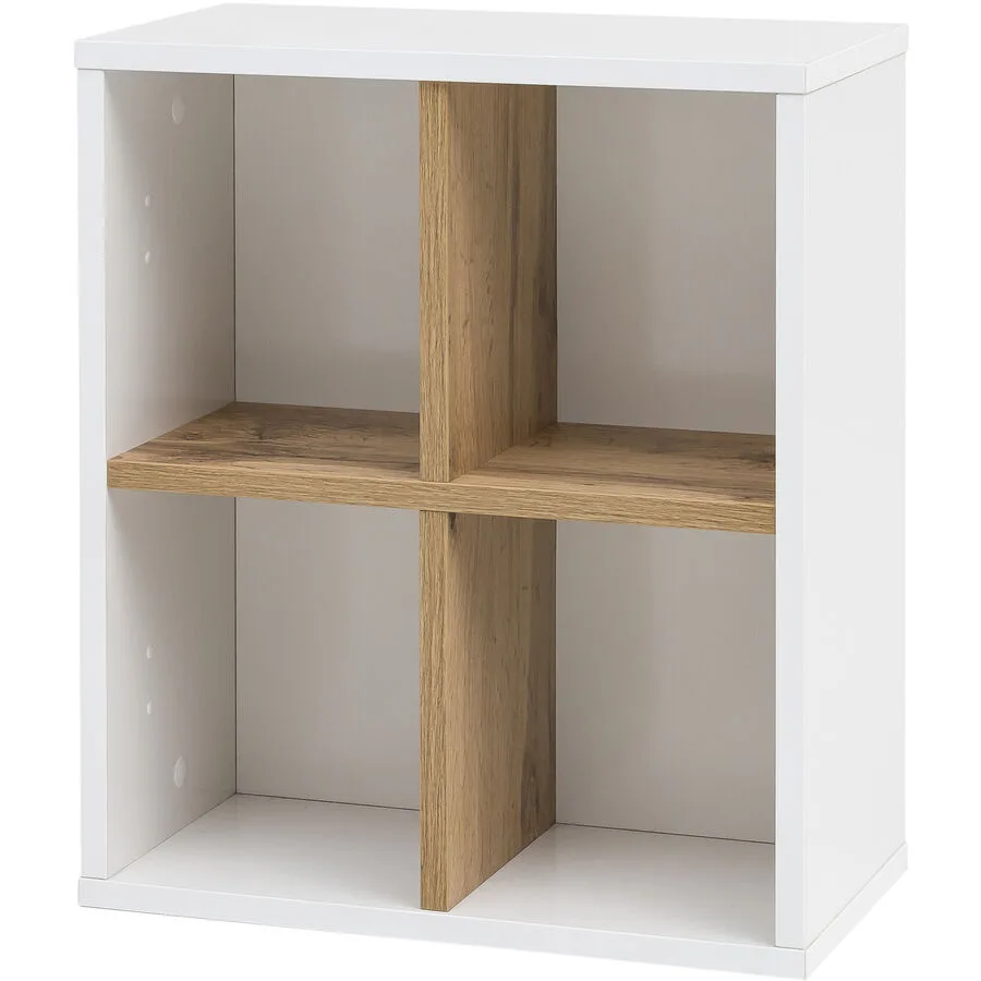 Wandregal Luise Weiss Holzwerkstoff 41 cm 48 cm