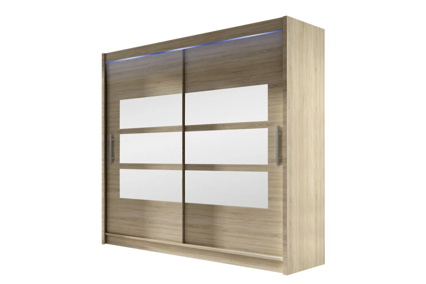 Rilievo Garderob m. Spegel 180x215 cm - Brun