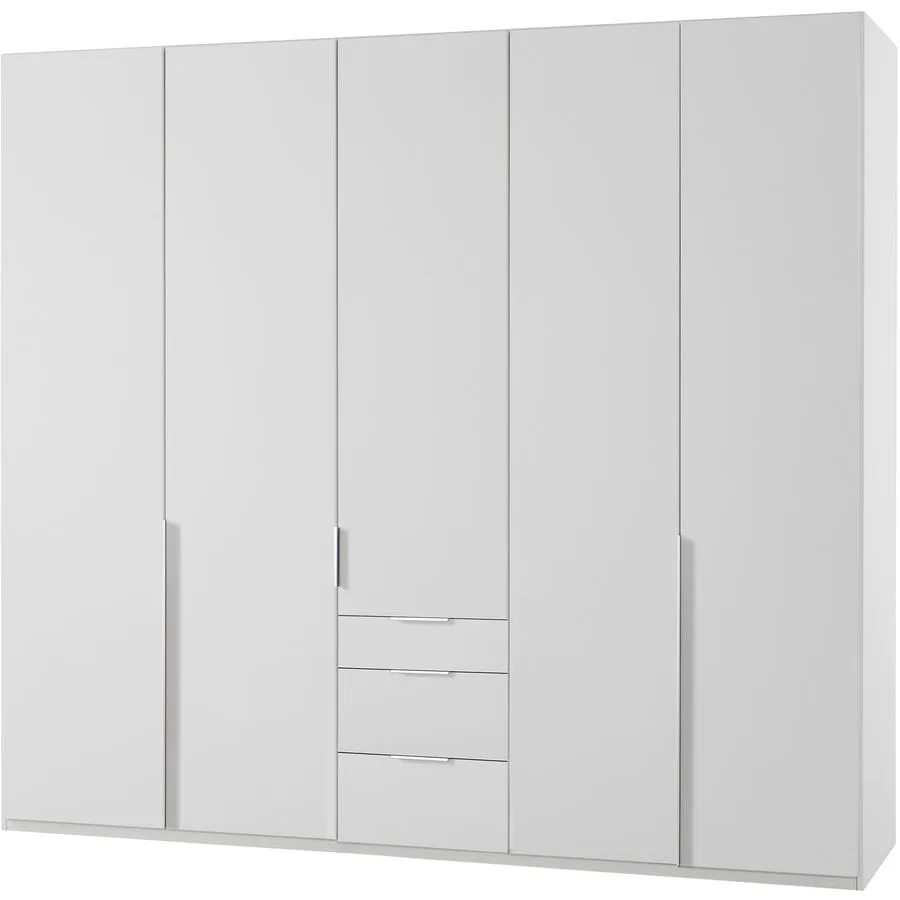 Kleiderschrank Jagor weiss Holzwerkstoff B 225 cm