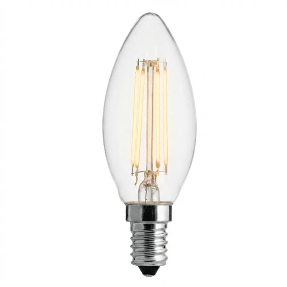 Kronljus LED 2,5W Dim to Warm 2200-2700K Klar E14