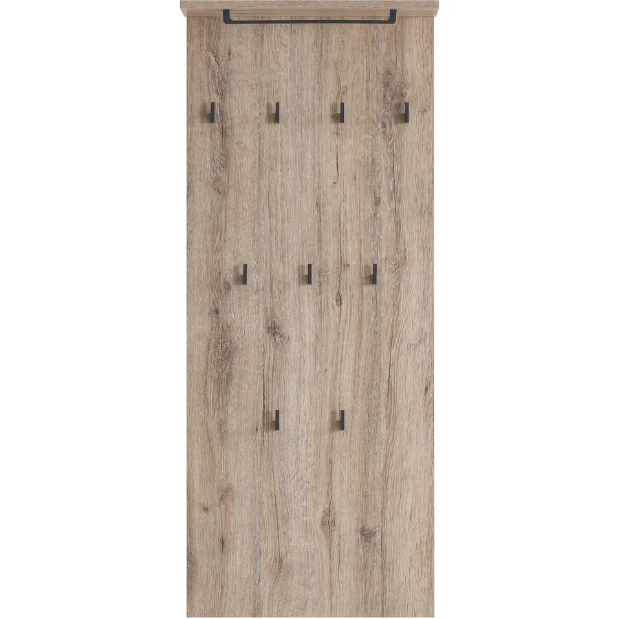 Garderobenpaneel Como Wildeiche Holzwerkstoff B 50 cm T 20.9 cm H 120.6 cm