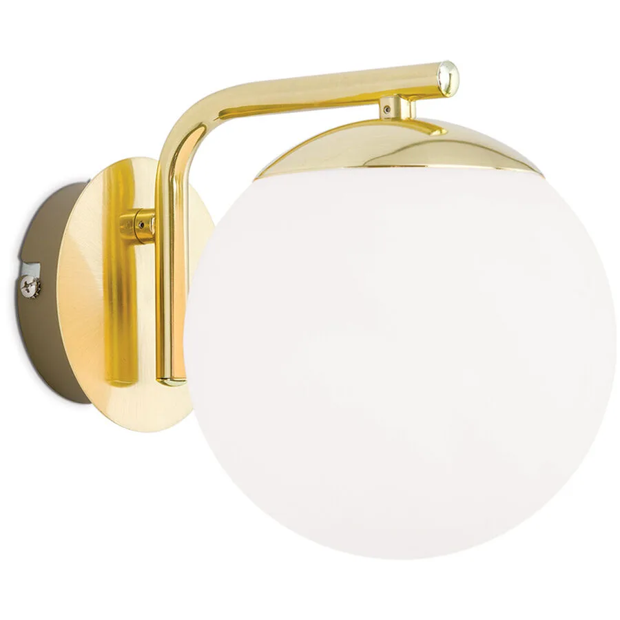 Wandlampe Madis Stahl 21 cm - Farbe: messing matt