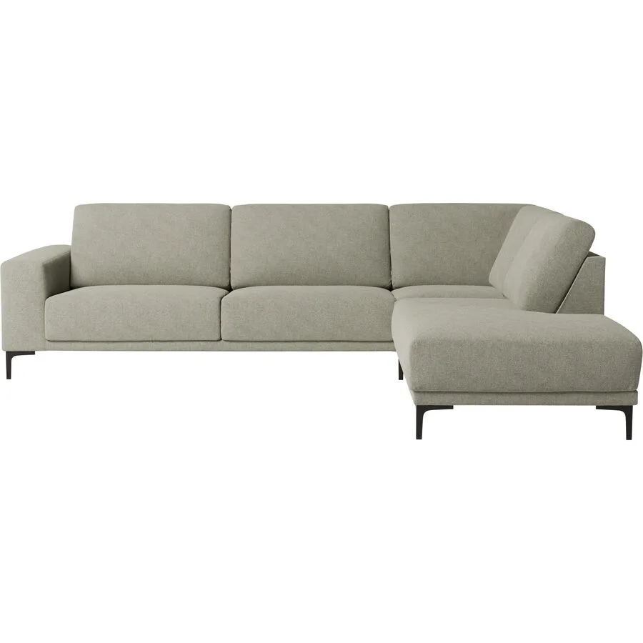 Ecksofa Bivio Variabel Polyester/Polypropylen graubeige B 289 T 210 cm