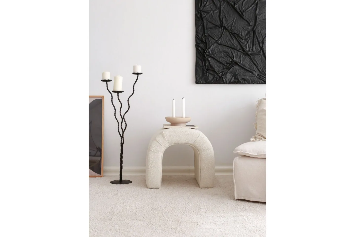 Narayran Sittpuff 51 cm - Cream