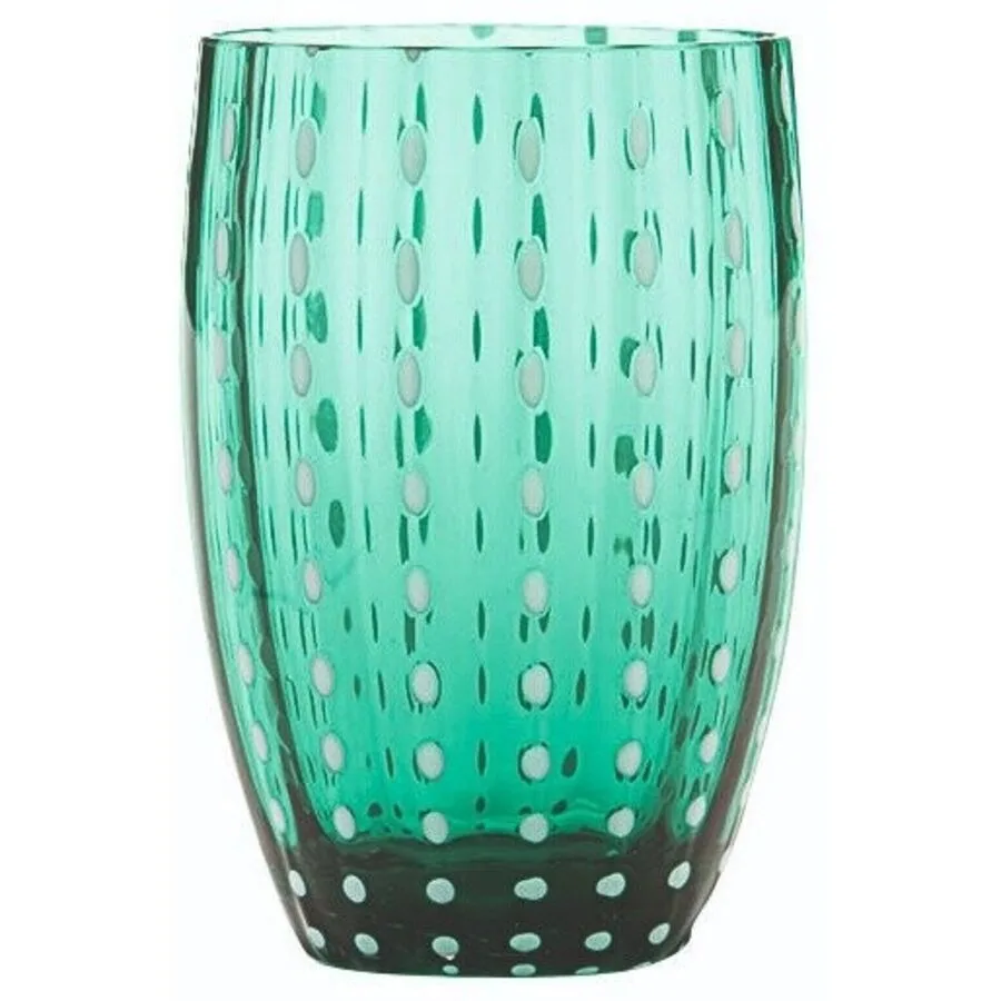 Trinkgläser-Set Perle Grün Glas 0.32 l