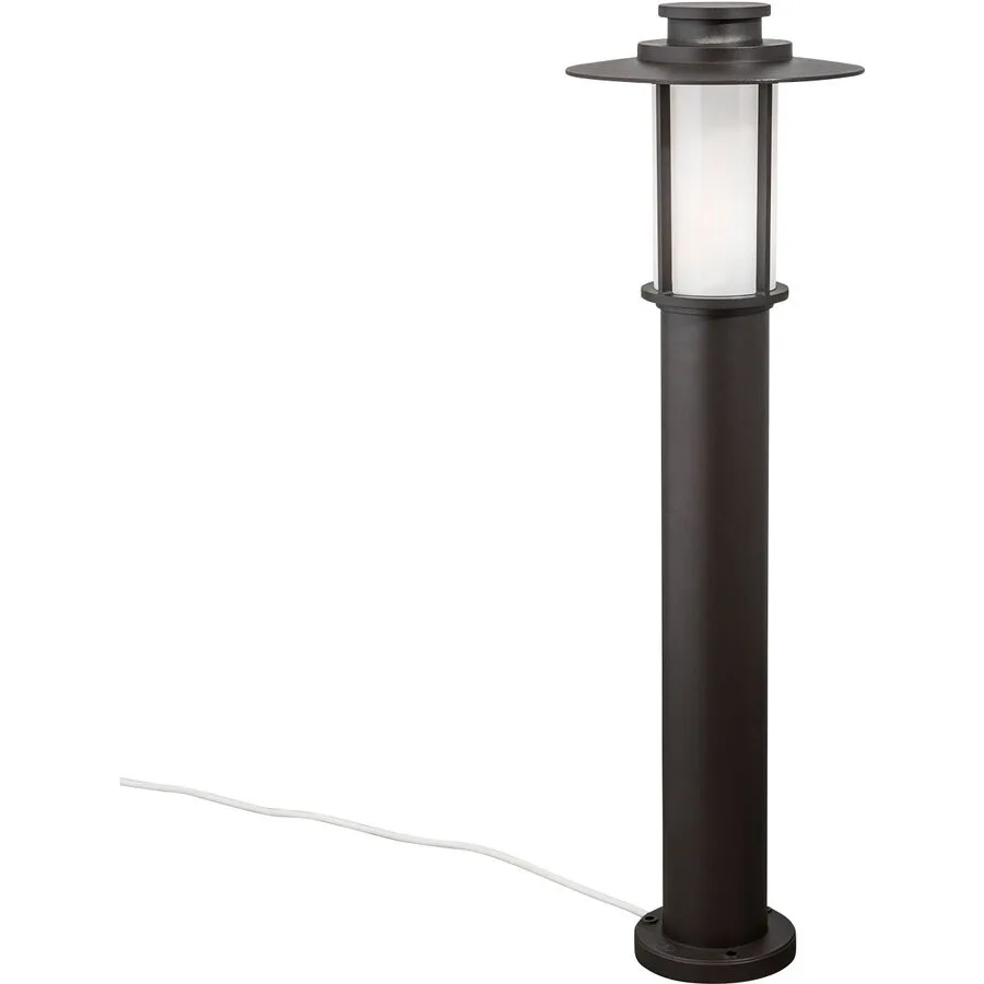 Aussenlampe Teiko Braun 24 cm 80 cm - Material: Siluminguss
