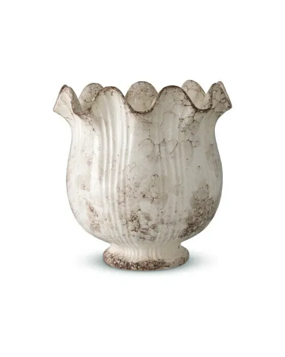 Tulipa vase grå