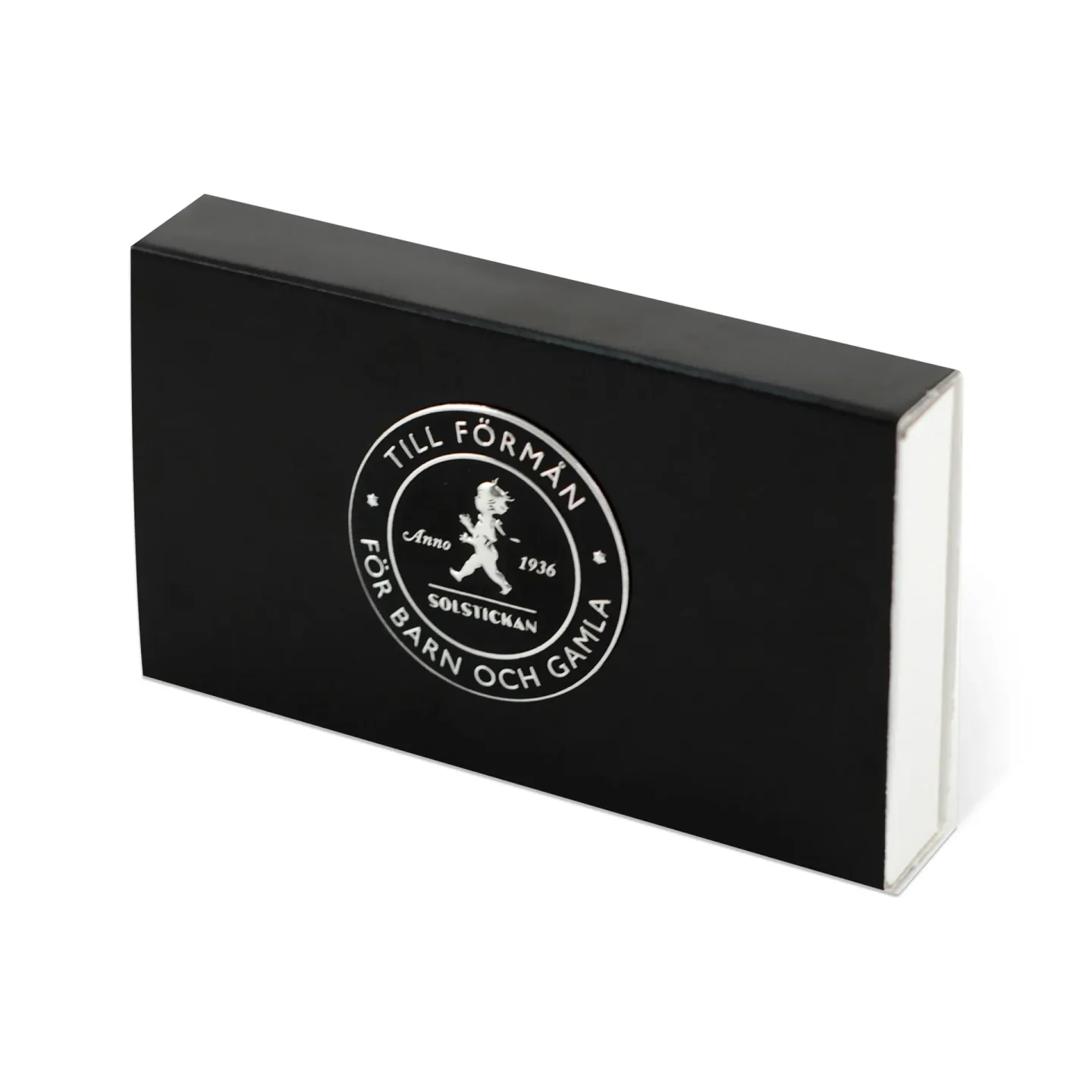 Solstickan Design Solstickan Streichholzschachteln 30er-Pack Schwarz