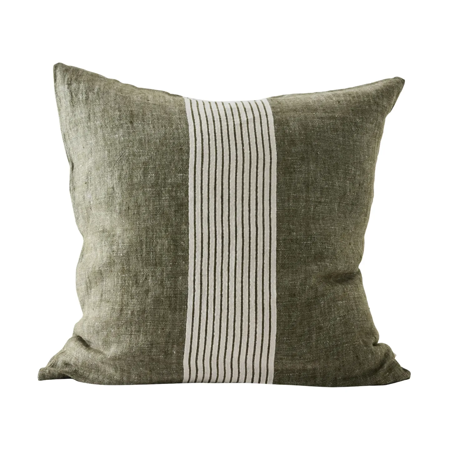 Tell Me More Colette kuddfodral Green stripe, 50x50 cm