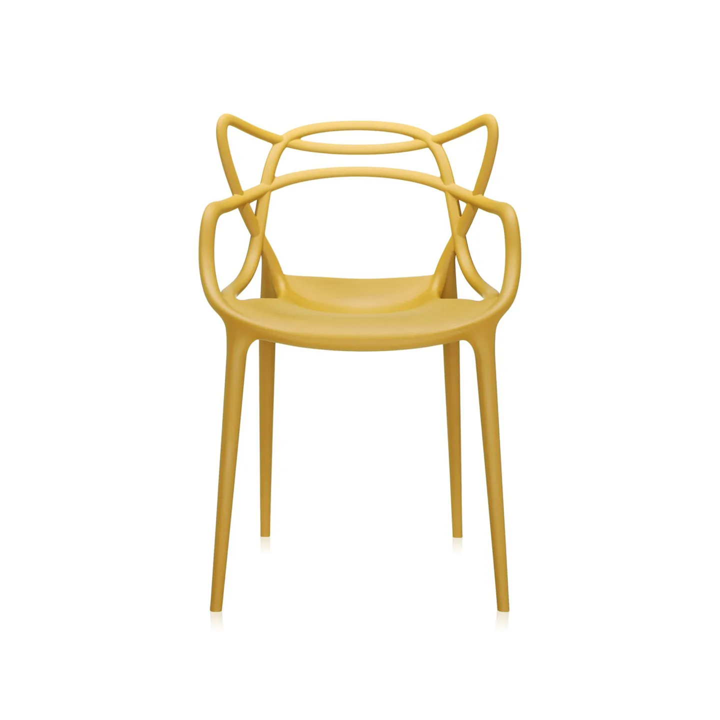Kartell - Masters Chair 5865, Mustard - Matstolar - Philippe Starck - Gul - Plast