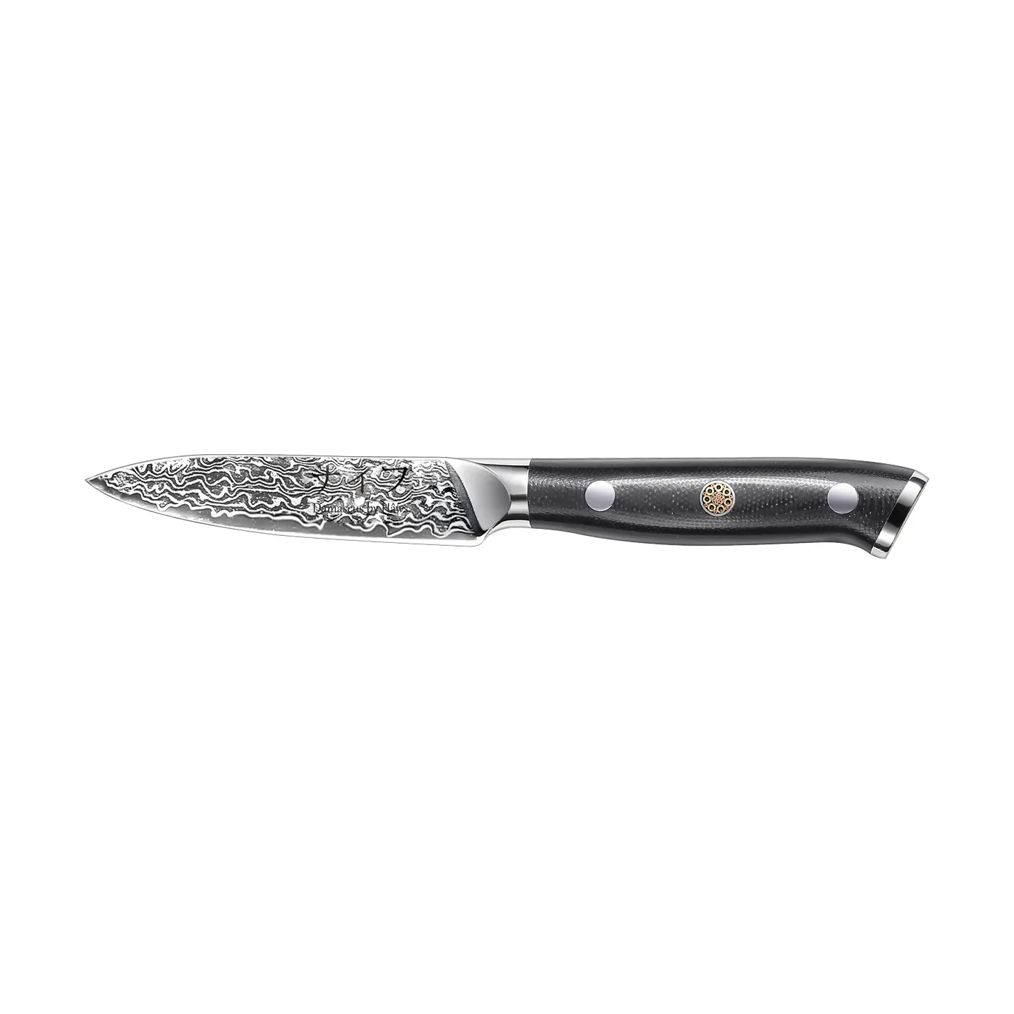 Hâws Damascus By Hâws Kräutermesser 20 cm Schwarz-rostfreier Stahl