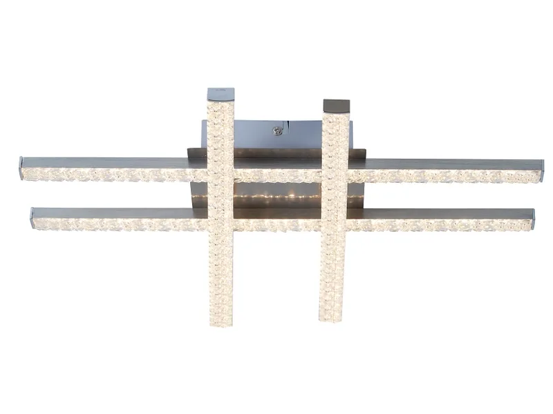 Deckenlampe LED ELSTINA 42cm 20W silberfarben